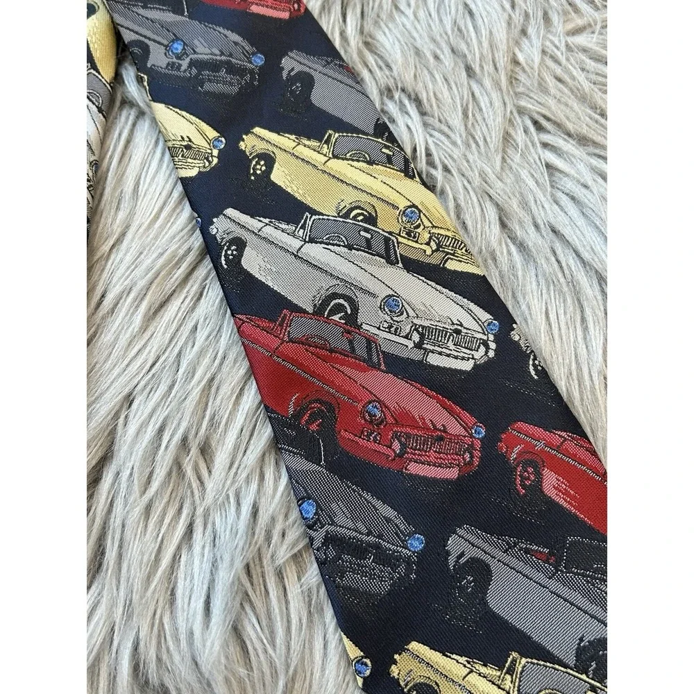 Classic Car‎ Themed Men's Tie